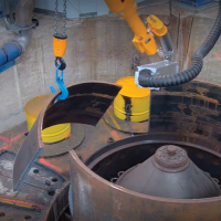 Laser Cutting Dragon Reactor Neck